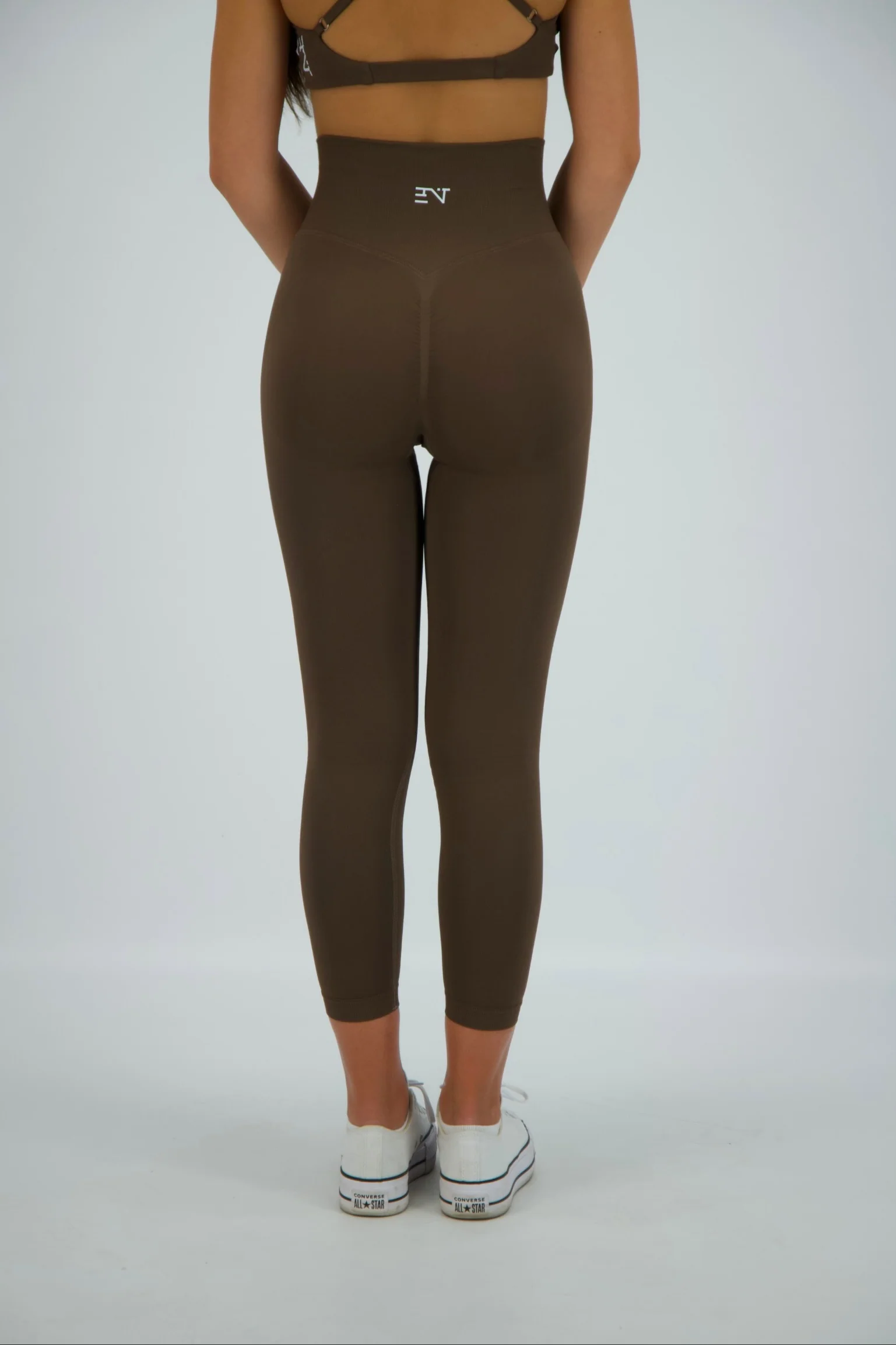 MOCHA SEAMLESS SCRUNCH LEGGINGS - Image 3